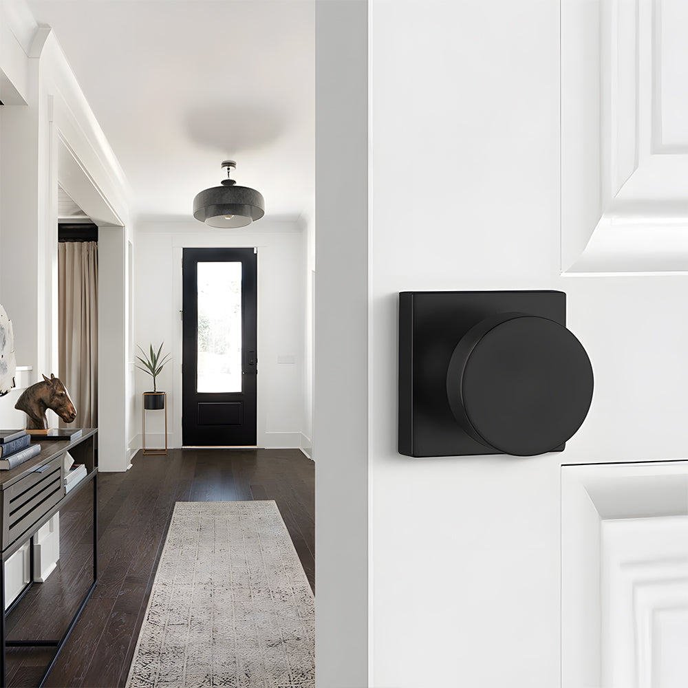 Heavy Duty Square Door Knobs for Closet, Hallway and Bathroom Doors