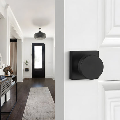 Heavy Duty Square Door Knobs for Closet, Hallway and Bathroom Doors
