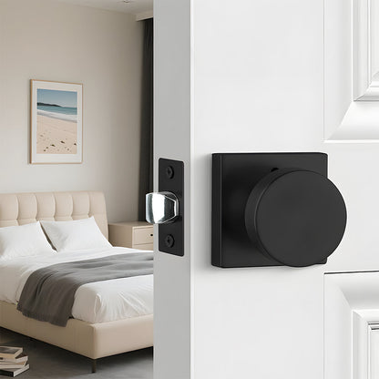 Heavy Duty Square Door Knobs for Closet, Hallway and Bathroom Doors