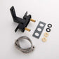 Stainless Steel 3 Holes Hot and Cold Bathroom Faucets