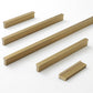 Gold Aluminum Edge Cabinet Handles and Drawer Pulls