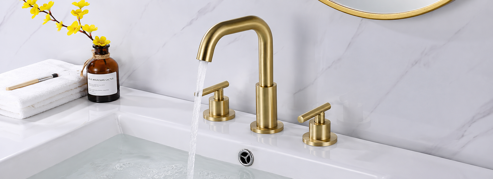 3 Hole Bathroom Faucets