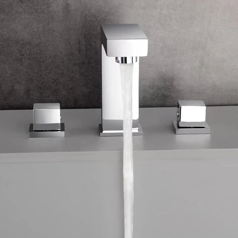 A balanced setup for wider vanity tops