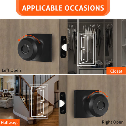 Classic Round Privacy Door Knobs for Bedroom and Bathroom Doors