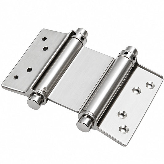 Stainless Steel Double-Action Spring Door Hinges, Self-Closing, 3-Inch to 8-Inch