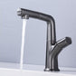 Height-adjustable Pull-out Single-hole Bathroom Faucet