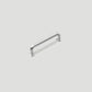 Brushed Nickel Round Bar Cabinet Handles and Knobs for Wardrobes