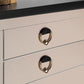 Two-Tone Cabinet Pulls and Drawer Handles for Wardrobes