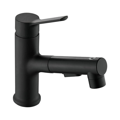Varden Modern Cylindrical Dual-Mode Pull-Out Bathroom Sink Faucet