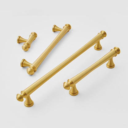 Traditional Brass Cabinet Pulls and T-Knobs
