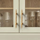 Gold Turned Bar Cabinet Handles and Drawer Pulls