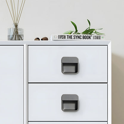 Flush Recessed Sliding Door Handles, Zinc Alloy Concealed Pulls
