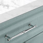Chrome-Finish Brass Bar Cabinet Pulls and Drawer Handles