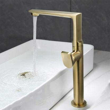 Ferron Modern Waterfall Single-Hole Bathroom Sink Faucet with 360° Swivel Spout