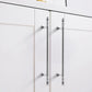 Solid Brass Round Bar Cabinet Pulls and Knobs