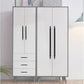 Fluted Zinc Alloy Cabinet Pulls in Shiny Finishes