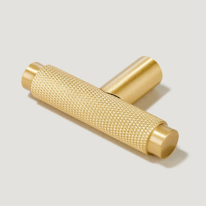 Knurled T-Bar Cabinet Pulls and Drawer Handles