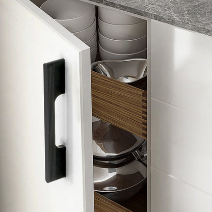Aluminum Alloy Extended Cabinet Pulls Drawer Knobs for Kitchen