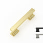 Black / Silver Aluminum Alloy Cabinet Pulls & Handles