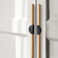 Gold / Black Half Moon Cabinet Pulls and Drawer Handles
