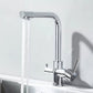 Aquiro 3-Way Kitchen Faucet with Filter Tap, RO Compatible