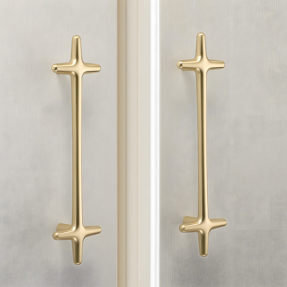 Modern Star Cross Cabinet Pulls and Knobs