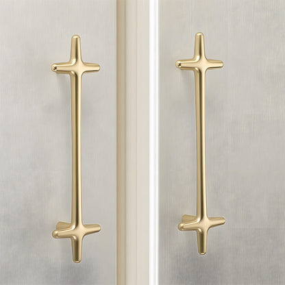 Modern Star Cross Cabinet Pulls and Knobs
