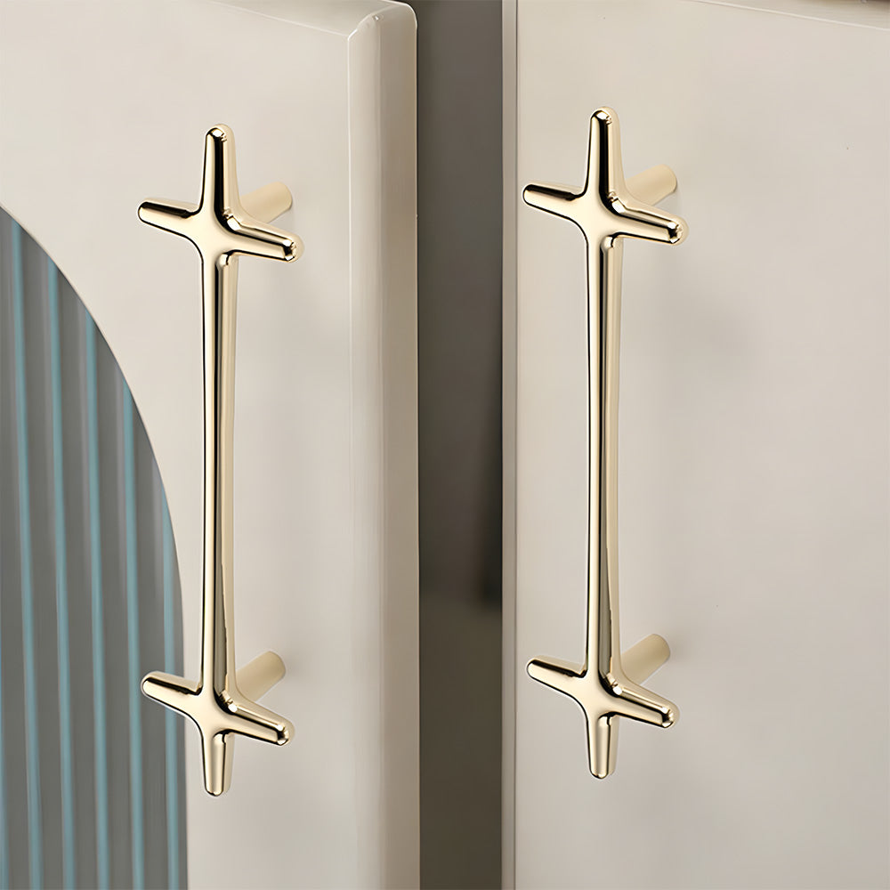 Modern Star Cross Cabinet Pulls and Knobs