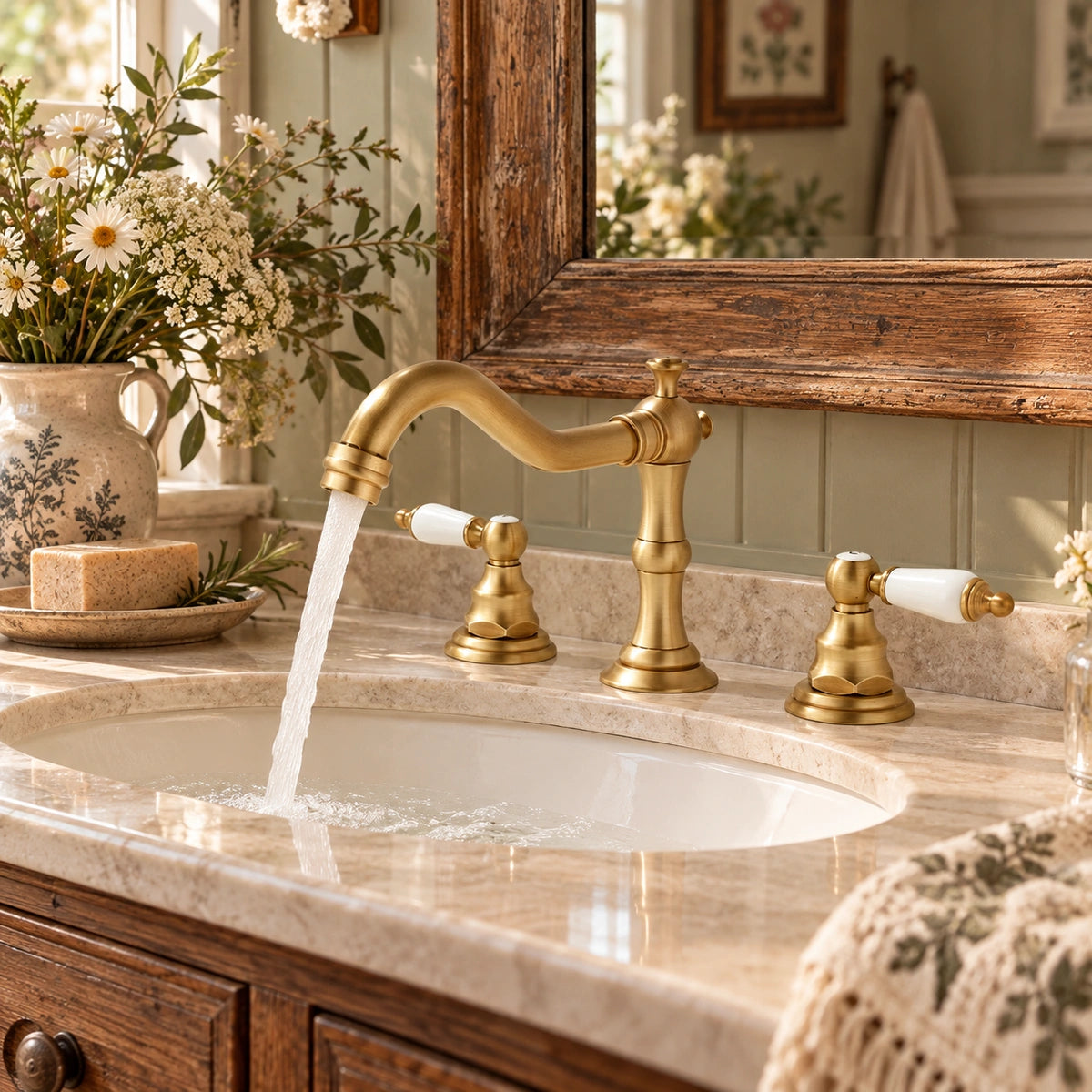 COORDINATE THE FAUCET WITH YOUR HARDWARE