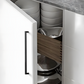 Black Square Cabinet Pulls for Modern Farmhouse Kitchen Cabinets & Drawers