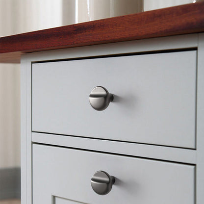 Modern T Bar Cabinet Pulls and Round Knobs