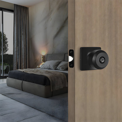 Classic Round Privacy Door Knobs for Bedroom and Bathroom Doors