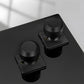 Matte Black Round Privacy Door Knob for Bedroom and Bathroom Doors