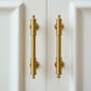 Antique Brass Round Bar Cabinet Pulls and Knobs