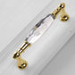 Faceted Crystal Drawer Pulls and Cabinet Knobs