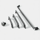 Zinc Alloy Slim Bar Cabinet Handles and Round Knobs