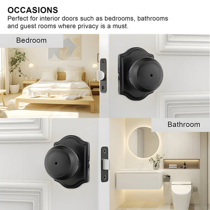 Stainless Steel Interior Door Knobs with Privacy and Passage Options