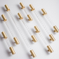 Transparent Acrylic Cabinet Drawer Dresser T-Bar Handles