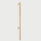 Modern Gold Knurled T-Bar Cabinet Handles and Knobs