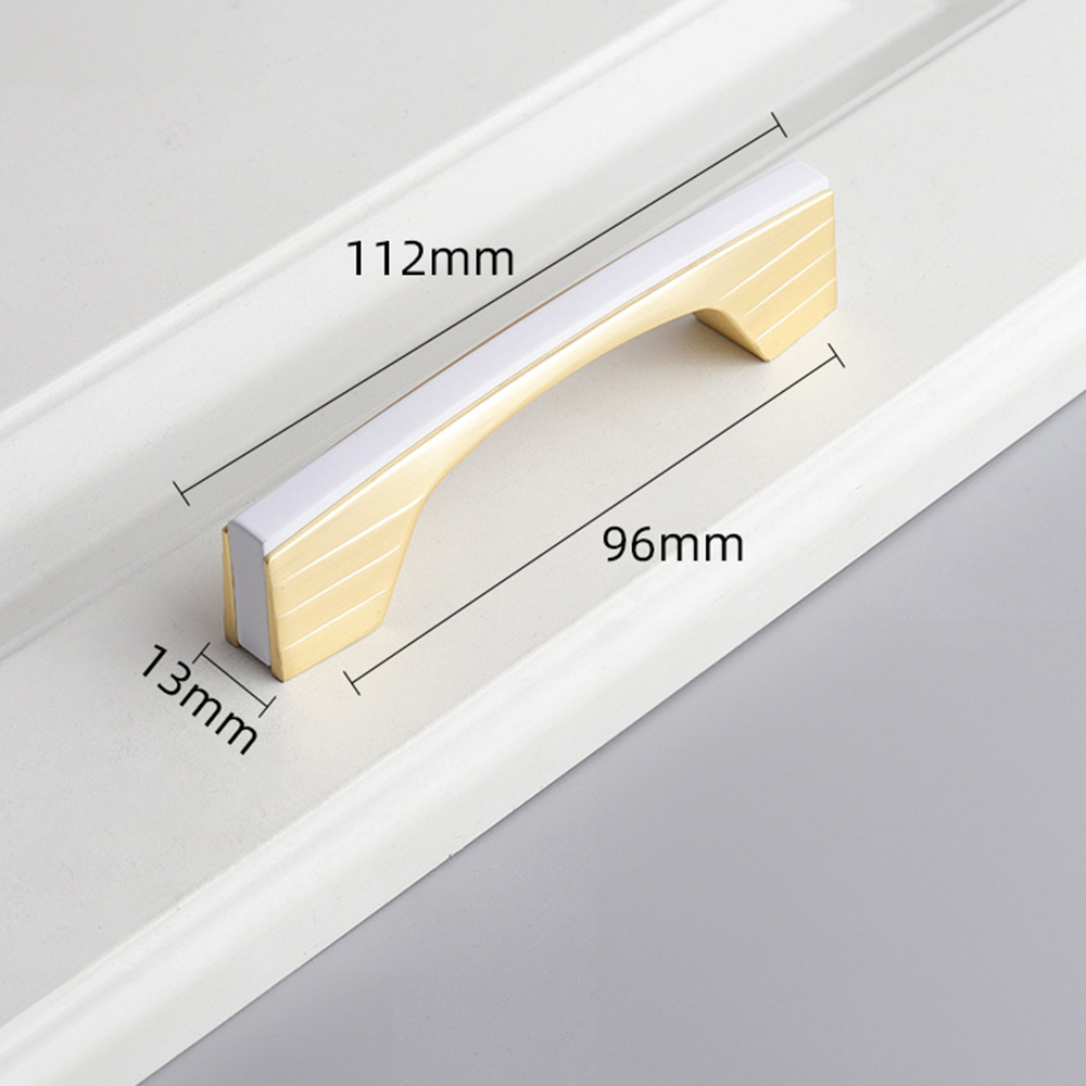Two-Tone Flat Bar Cabinet Pulls with Flared Ends