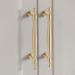 French Vintage Brass Cabinet Handles and Knobs