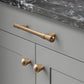 French Gold Ribbed Cabinet Pulls and Knobs for Wardrobes