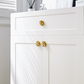 Modern Drawer Knob Brass Flower Knob Gold Decorative Knob for Kitchen