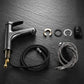 Single Handle Hot and Cold Bathroom Faucets with Pull Out Spray