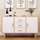 Solid Wood Half-Round Cabinet Finger Pulls