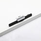 Two-Tone Grooved Aluminum Cabinet Pulls and Door Handles