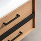 Black Square Cabinet Pulls for Modern Farmhouse Kitchen Cabinets & Drawers