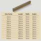 Gold Aluminum Edge Cabinet Handles and Drawer Pulls