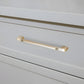 Slim Square Bar Cabinet Pulls and Matching Knobs