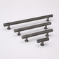 Ribbed Square Bar Cabinet Pulls and Drawer Handles